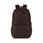 Gear Aspire 3 19"/31L Faux Leather Large Water Resistant Laptop Backpack | Casual Backpack | Daypack | Travel Backpack | College Bag For Men/Women(Brown - Brown)