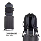 VIPUL VIBE Turbo 21"/45L Large Water Resistant Anti theft Laptop Backpack with Raincover | Backpack | Daypack |Briefcase | Travel Bag For Men/Women (Black - Grey)