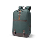 VIPUL VIBE Classic 4 19"/31L anti theft faux leather Medium Water Resistant Laptop Backpack/Casual Backpack/Daypack/Travel Backpack/College Bag For Men/Women(Green - Brown)