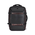 Gear Turbo 4 19"/40L Anti Theft Large Water Resistant Laptop Backpack with Raincover/Casual Backpack/Daypack/Travel Backpack/College Bag For Men/Women(Brown-Black)