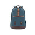 VIPUL VIBE Classic 4 Faux Leather (Without Antitheft) 19"/32L Large Water Resistant Laptop Backpack/Casual Backpack/Daypack/Travel Backpack/College Bag For Men/Women(Teal - Brown)