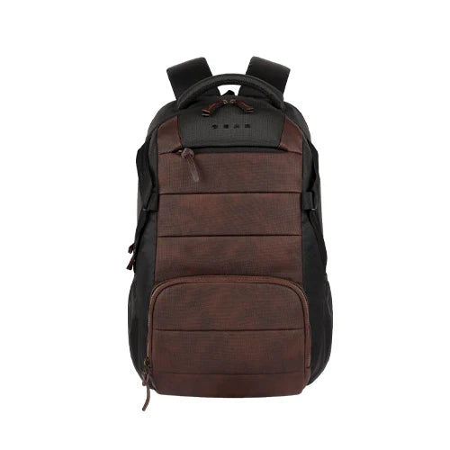 VIPUL VIBE Aspire 4 18"/31L Large Faux Leather Water Resistant Laptop backpack/Laptop backpack/Casual Backpack/Daypack/Travel Backpack/College Bag For Men/Women(Brown-Black)