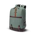 VIPUL VIBE Classic 4 19"/31L anti theft faux leather Medium Water Resistant Laptop Backpack/Casual Backpack/Daypack/Travel Backpack/College Bag For Men/Women(Pista Green - Brown)