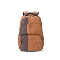 VIPUL VIBE Vintage 2 Faux Leather(Without Antitheft) 19"/34L Large Water Resistant Laptop Backpack/Casual Backpack/Daypack/Travel Backpack/College Bag For Men/Women(Brown-Tan)
