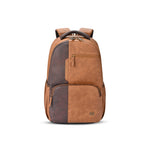 VIPUL VIBE Vintage 2 Faux Leather(Without Antitheft) 19"/34L Large Water Resistant Laptop Backpack/Casual Backpack/Daypack/Travel Backpack/College Bag For Men/Women(Brown-Tan)