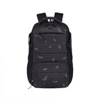 Gear Aspire 3 19"/35L Faux Leather Large Water Resistant Laptop Backpack | Casual Backpack | Daypack | Travel Backpack | College Bag For Men/Women(Black-Grey)