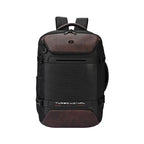 VIPUL VIBE Turbo 4 19"/40L Anti Theft Large Water Resistant Laptop Backpack with Raincover/Casual Backpack/Daypack/Travel Backpack/College Bag For Men/Women(Black-Brown)