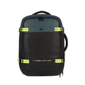 VIPUL VIBE Turbo 3 anti theft faux leather with raincover 40L (Black Teal)