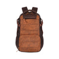 Gear Aspire 4 18"/31L Large Faux Leather Water Resistant Laptop backpack/Laptop backpack/Casual Backpack/Daypack/Travel Backpack/College Bag For Men/Women(Tan-Brown)