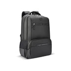 VIPUL VIBE Quantum 3 18"/29L Antitheft Large Faux Leather Water Resistant Laptop backpack with Raincover/Laptop backpack/Casual Backpack/Daypack/Travel Backpack/College Bag For Men/Women(Black-Black)