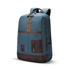 Gear Classic 6 18"/31L Antitheft Large Faux Leather Water Resistant Laptop backpack/Laptop backpack/Casual Backpack/Daypack/Travel Backpack/College Bag For Men/Women(Teal-Brown)