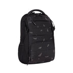 Gear Aspire 3 19"/35L Faux Leather Large Water Resistant Laptop Backpack | Casual Backpack | Daypack | Travel Backpack | College Bag For Men/Women(Black-Grey)
