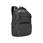 Aspire Faux Leather Laptop Backpack 17 (Black Black)