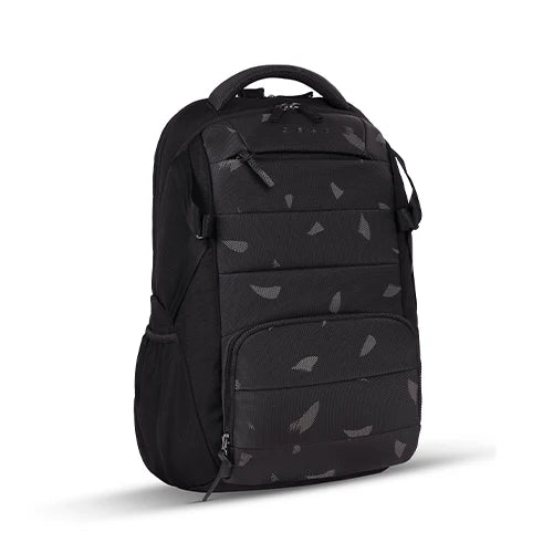 Gear Aspire 4 18"/31L Large Faux Leather Water Resistant Laptop backpack/Laptop backpack/Casual Backpack/Daypack/Travel Backpack/College Bag For Men/Women(Black-Grey)