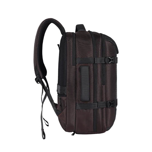 VIPUL VIBE Turbo 4 19"/40L Anti Theft Large Water Resistant Laptop Backpack with Raincover/Casual Backpack/Daypack/Travel Backpack/College Bag For Men/Women(Brown-Black)