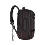 Gear Turbo 4 19"/40L Anti Theft Large Water Resistant Laptop Backpack with Raincover/Casual Backpack/Daypack/Travel Backpack/College Bag For Men/Women(Brown-Black)