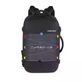 Gear Turbo 21"/45L Large Water Resistant Anti theft Laptop Backpack with Raincover | Backpack | Daypack |Briefcase | Travel Bag For Men/Women (Black - White)