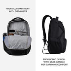 VIPUL VIBE Aspire 19”/30L Large Water Resistant Laptop Backpack | Casual Backpack | Daypack | Travel Backpack | College Bag For Men/Women (Black)