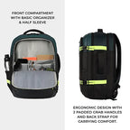 Gear Turbo 3 anti theft faux leather with raincover 40L (Black Teal)