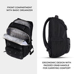 VIPUL VIBE Aspire 4 18"/31L Large Faux Leather Water Resistant Laptop backpack/Laptop backpack/Casual Backpack/Daypack/Travel Backpack/College Bag For Men/Women(Black-Grey)