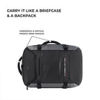 VIPUL VIBE Turbo 4 19"/40L Anti Theft Large Water Resistant Laptop Backpack with Raincover/Casual Backpack/Daypack/Travel Backpack/College Bag For Men/Women(Grey-Black)