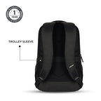 VIPUL VIBE Aspire 3 19"/35L Faux Leather Large Water Resistant Laptop Backpack | Casual Backpack | Daypack | Travel Backpack | College Bag For Men/Women(Brown-Black)
