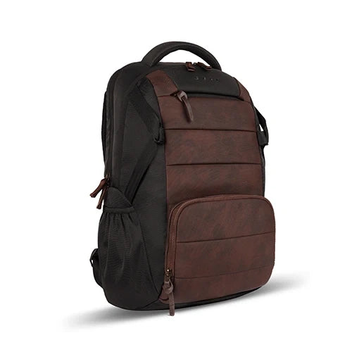 VIPUL VIBE Aspire 4 18"/31L Large Faux Leather Water Resistant Laptop backpack/Laptop backpack/Casual Backpack/Daypack/Travel Backpack/College Bag For Men/Women(Brown-Black)