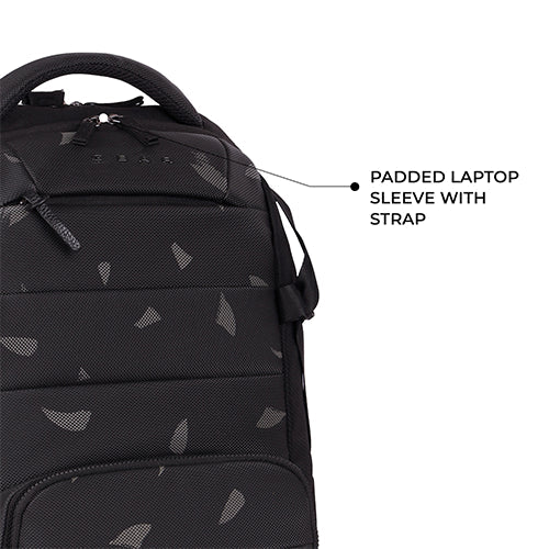 Gear Aspire 4 18"/31L Large Faux Leather Water Resistant Laptop backpack/Laptop backpack/Casual Backpack/Daypack/Travel Backpack/College Bag For Men/Women(Black-Grey)