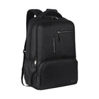 VIPUL VIBE Vintage 2 19"/31L anti theft faux leather Medium Water Resistant Laptop Backpack/Casual Backpack/Daypack/Travel Backpack/College Bag For Men/Women(Pitch Black - Black)
