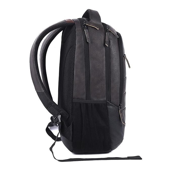 Gear Vintage 20L Faux Leather Laptop Backpack