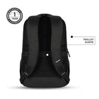Gear Aspire 4 18"/31L Large Faux Leather Water Resistant Laptop backpack/Laptop backpack/Casual Backpack/Daypack/Travel Backpack/College Bag For Men/Women(Brown-Black)
