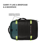 Gear Turbo 3 anti theft faux leather with raincover 40L (Black Teal)