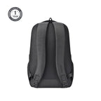Aspire Faux Leather Laptop Backpack 17 (Black Black)