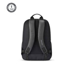 Gear Classic 4 Faux Leather (Without Anti Theft) 16"/20L Medium Water Resistant Laptop Backpack/Casual Backpack/Daypack/Travel Backpack/College Bag For Men/Women(Black - Black)