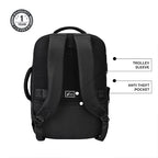 VIPUL VIBE Turbo 4 19"/40L Anti Theft Large Water Resistant Laptop Backpack with Raincover/Casual Backpack/Daypack/Travel Backpack/College Bag For Men/Women(Grey-Black)