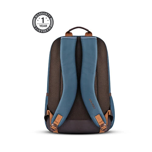 VIPUL VIBE Classic 4 Faux Leather (Without Antitheft) 19"/32L Large Water Resistant Laptop Backpack/Casual Backpack/Daypack/Travel Backpack/College Bag For Men/Women(Teal - Brown)
