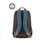 VIPUL VIBE Classic 4 Faux Leather (Without Antitheft) 19"/32L Large Water Resistant Laptop Backpack/Casual Backpack/Daypack/Travel Backpack/College Bag For Men/Women(Teal - Brown)