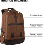 Gear Classic Anti Theft Faux Leather 31L (Tan-Brown)